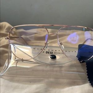 DESI X Quay High key blue light glasses